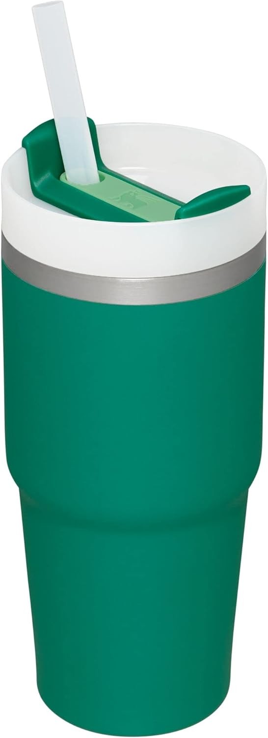 STANLEY Quencher H2.0 Tumbler with Handle and Straw 14 oz | Flowstate 3-Position Lid | Cup Holder Compatible for Travel | Insulated Stainless Steel Cup | BPA-Free | Meadow