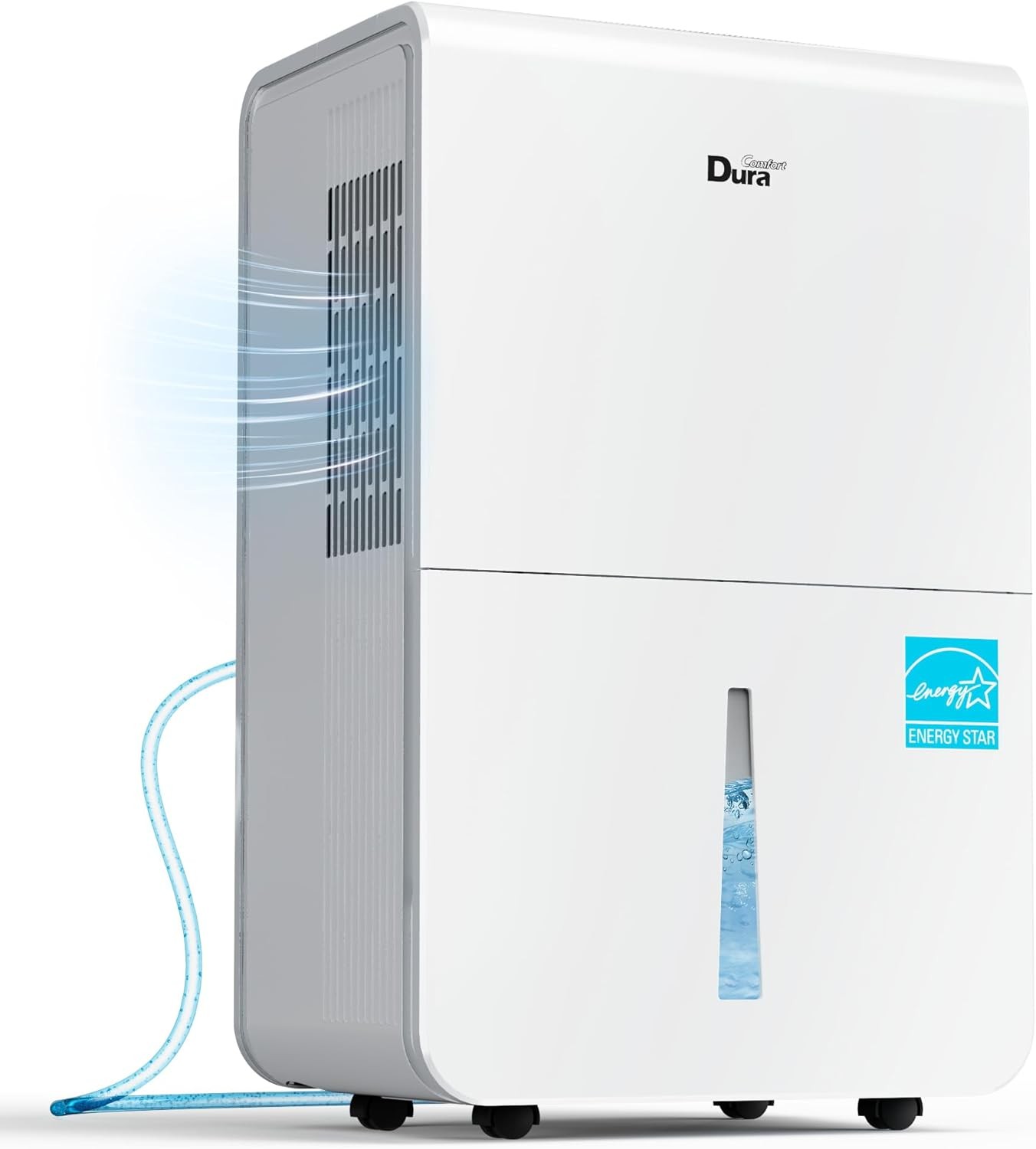 DuraComfort Dehumidifier for Basement Home with Pump,4500 Sq.ft 50 Pints With WiFi